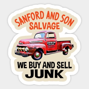 Sanford And Son Salvage We Buy And Sell Junk Sticker